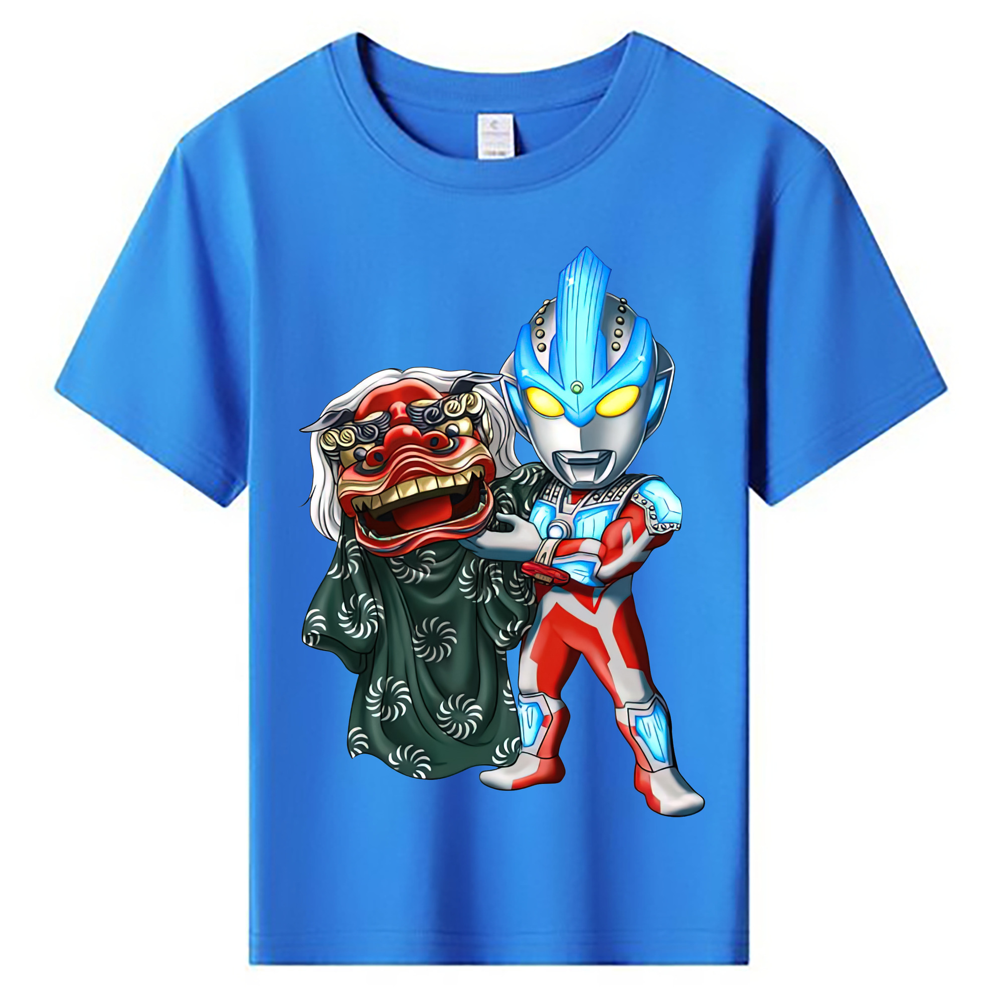 （画像用） ウルトラマン Ultraman 綿100％キッズTシャツ（フロントプリント）